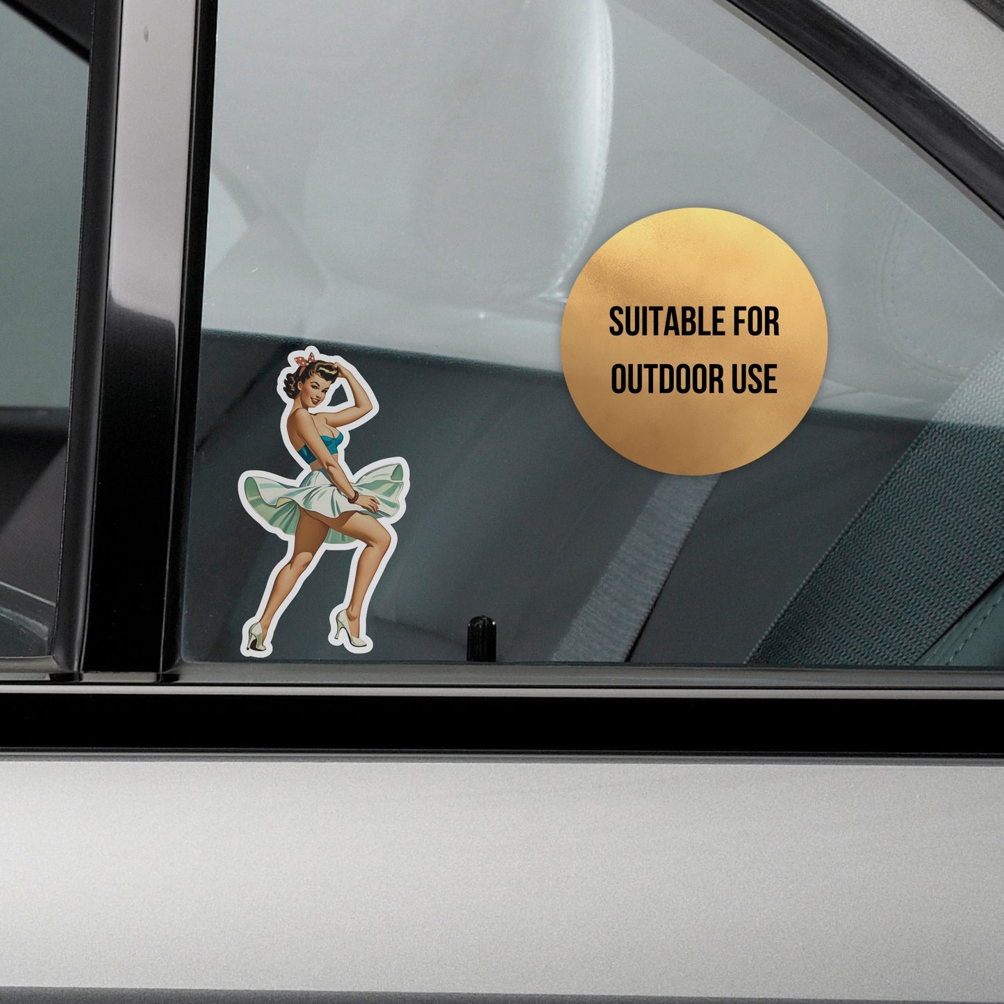 XL Vintage Pin-Up Sticker Sheet (28 Retro Bombshells)